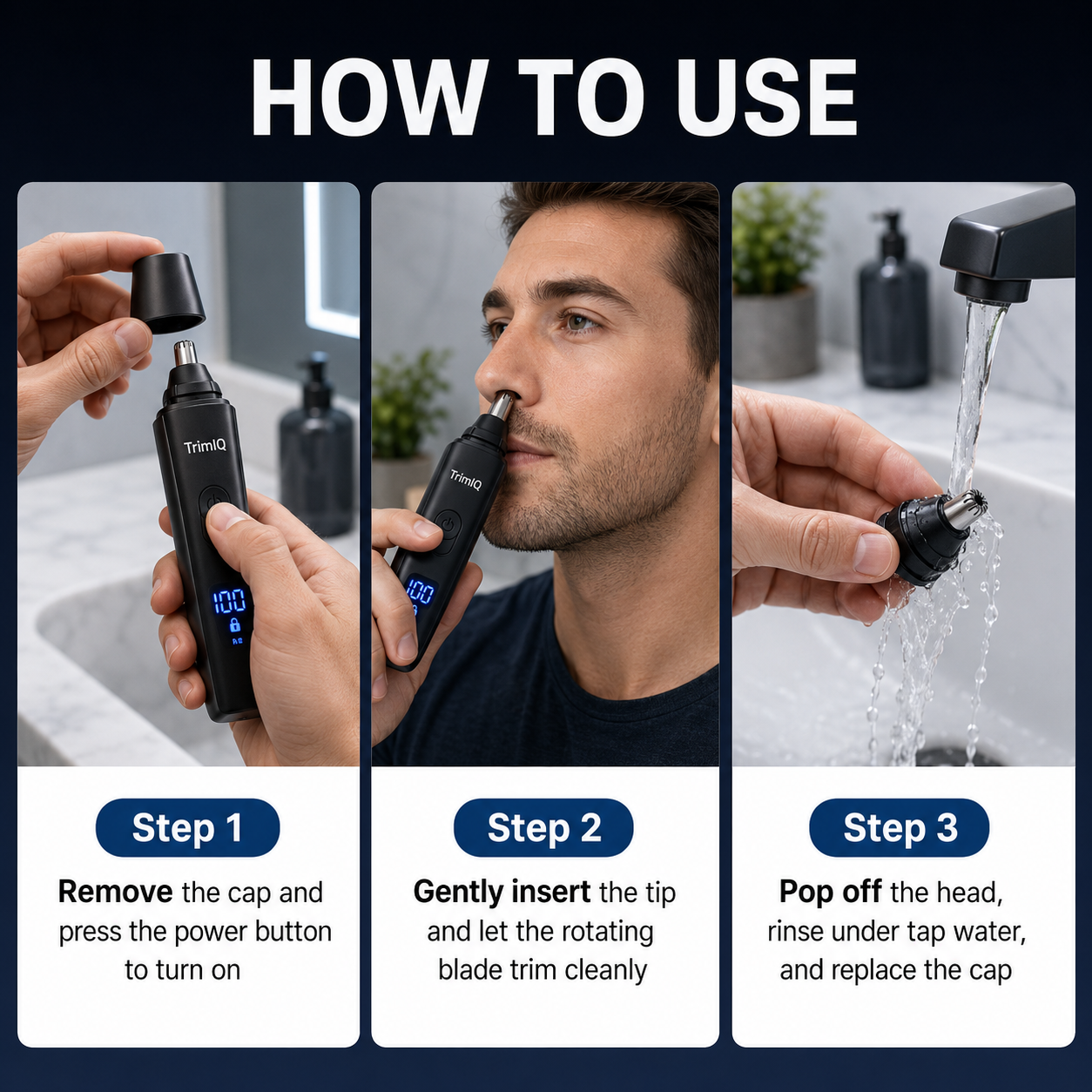 Electric Nose Hair Trimmer Rechargeable