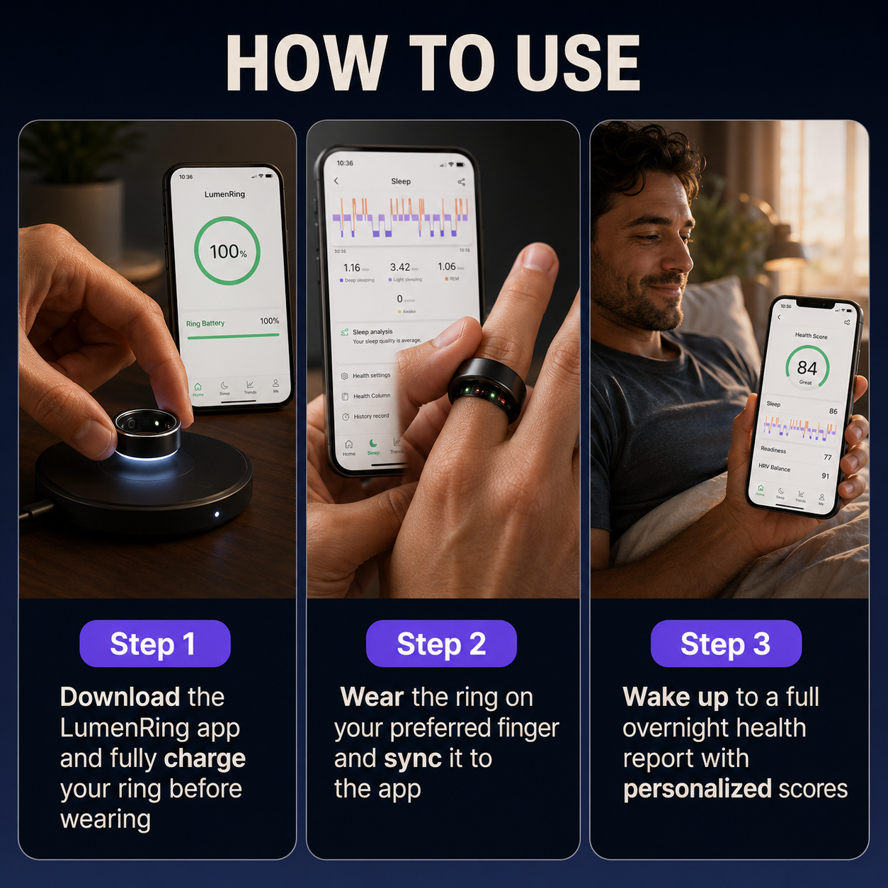 Smart Health Monitoring Ring