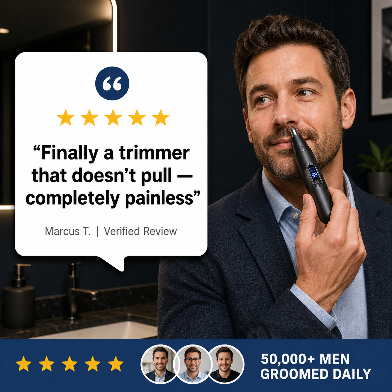 Electric Nose Hair Trimmer Rechargeable